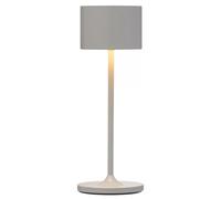 Lampe de table sans fil FAROL MINI 19,5 cm, LED, blanc, gris satélite, Blomus
