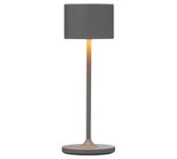 Lampe de table sans fil FAROL MINI 19,5 cm, LED, gris chaud, aluminium, Blomus