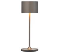 Lampe de table sans fil FAROL MINI 19,5 cm, LED, métal brûlé, aluminium, Blomus