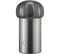 Lampe de table sans fil IRIS 18 cm, LED, argent, aluminium, Blomus