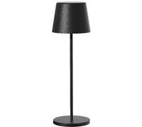 Lumisky Lampe de table touch sans fil en aluminium noir KELLYL BLACK LED blanc dimmable H38cm
