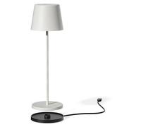 Lampe de table sans fil - LUMISKY - KELLY WHITE - Aluminium blanc - LED blanc dimmable - Rechargeable - H38 cm