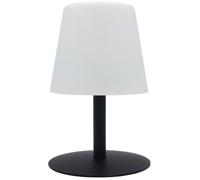 Lumisky Lampe de table sans fil pied en acier noir LED blanc chaud/blanc dimmable STANDY MINI Dark H25cm