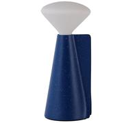 Lampe de table sans fil MANTLE 19 cm, bleu, acier inoxidable, Tala