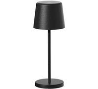 Lumisky Mini lampe de table touch sans fil en aluminium noir LED KELLYL MINI BLACK blanc dimmable H22cm