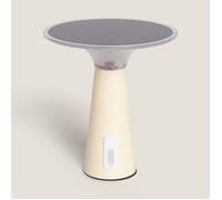 Lampe de Table Solaire d'Extérieur LED Portable avec Batterie USB Rechargeable Soucha Beige