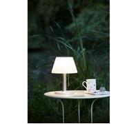 Lampe de table solaire G2 très éclairante - GALIX - 100 Lumens - Plastique et tube en inox