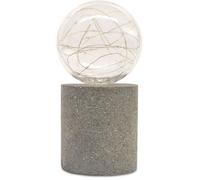 Lampe de table solaire - GARDEN ID Nordic Light - Ø10 h19 cm - Autonomie 6 à 8h - Bouton on/off - Pile AAA rechargeable