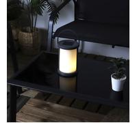 HOME DECO FACTORY Lampe de table solaire LAO0188 – design moderne, éclairage doux extérieur, noir