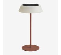 Lampe De Table Solaire Led Sans Fil En Polyéthylène Et Fer Ulenia Terracota