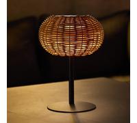Lampe de table solaire SAMIRA SOLAR polyrotin H25cm