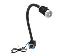 Lampe de Travail à Base Magnétique, 24 V 9 W, Tuyau à Col de Cygne ajusté à 360 Degrés, Lampe Magnétique Industrielle LED Col de Cygne Flexible en Aluminium Antirouille, Lampes