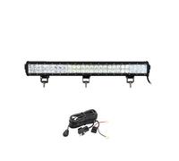 Lampe de travail à LED, 126W 288W combinaison projecteur-spot, lampe tout-terrain, 25in 162W avec câble