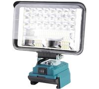 Lampe de Travail Baladeuse LED Rechargeable pour 18/20V, 50W 3000LM,Lampe Chantier avec Type C/USB, Protection Basse Tension, pour Réparation Automobile, Garage (50W Led Lampe pour Bosch)