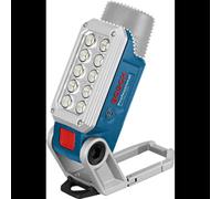 Lampe de travail Bosch 0-601-4A0-000 10 LEDs 350 lux 2 niveaux Lithium-Ion 10.8V angle 200° Compatible trépieds Bosch (3/4") -10°C à 40°C