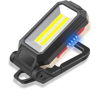 Lampe De Travail Cob, Projecteur Led Portable Rechargeable Par Usb Avec Magnétique Pour Réparation Automobile, Pêche, Camping, Pêche Et Chantier De Construction