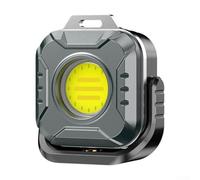 Lampe de travail compacte en alliage d'aluminium avec sortie de 500 lumens, résistance à l'eau IP44 et batterie longue durée de 1200 mAh pour les aventures en plein air en vert