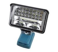 Lampe de travail LED 12,7 cm 48 LED rechargeable avec port USB, tête rotative, projecteur portable pour camping en plein air, atelier (A)