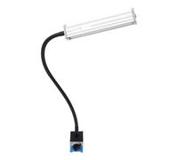 Lampe de travail LED à col de cygne magnétique 10 W - 60 LED - Lampe de travail CNC - Pour établi industriel CNC