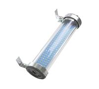 Lampe de travail LED for Machine-outil, tour léger en alliage d'aluminium IP67, étanche à l'huile, 220V 24V 20w, verre cylindrique(13W 310mm,110v 230VAC)