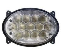 Lampe de travail LED halogène à diodes LED 3315 lm 138 mm 39 W PRO pour machines agricoles, tracteurs, moissonneuses-batteuses, équipement agricole