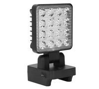 Lampe de Travail LED pour Batterie Li 18 V BL1518 BL2018, Projecteurs sans Fil avec Port de Chargé USB et Type C, Modes D'éclairage Réglables, pour le Camping, les Réparations de