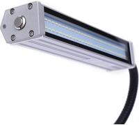 Lampe de travail LED - Projecteur portable - Pied magnétique - Col de cygne flexible - 60 LED - Étanchéité IP67 - Sans piles - Lumière blanche