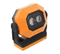 Lampe de Travail LED Rechargeable 1500 Lm Étanche, Support Rotatif | Abs PC Nylon, Maintenance et Activités Extérieures, Éclairage Portable, Usage D’urgence, 360° Orientable