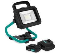 Lampe de travail LED sans fil 20V - 1800 lumen |2x Batteries 2.0Ah et chargeur rapide inclus