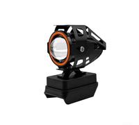 Lampe de travail LED sans fil compatible avec batteries Dayi 21 V, lampe de travail à double alimentation AC/DC avec haut-parleur sans fil, projecteur portable pour garage camping