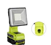 Lampe de travail LED sans fil, Portable, Rechargeable, 15W, 2000lm, pour Batteries au Lithium Ryobi 18V, pour lieu de travail et utilisation d'urgence For Ryobi