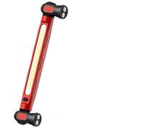 Lampe de travail magnétique 5200 mAh rechargeable, barre lumineuse LED avec crochets sans fil sous le capot pour mécanicien/réparation de voiture/garage, camping, bricolage, atelier