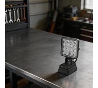 Lampe de travail portable à 16 LED, lampe de chantier portable et lampe de poche sans fil avec port de charge USB pour appareils mobiles, boîtier en ABS pour étude de terrain en plein air pour