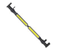 Lampe de travail pour barre lumineuse magnétique rechargeable LED 1500 lm 4400 mAh avec crochets, éclairage de travail sous capot