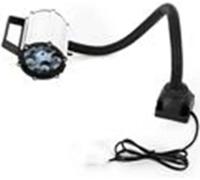 Lampe de travail pour machines CNC - Lampe d'atelier LED - 5 W - 110-220 V - 5500-6500 K - Bras flexible 50 cm - Étanche - Argent
