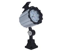Lampe de Travail pour Outils, Projecteurs de Chantier étanches 12 W 24 V Machine CNC 12 Lampes de Travail à LED Bras Réglable, éclairage de Rue et de Zone Commerciale