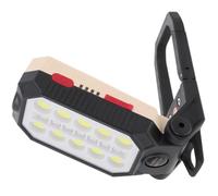 Lampe de Travail Rechargeable USB 2200 Mah Pliante, Aimants | Interface Trépied, Bras Pivotant 180 Degrés, Indicateur Batterie, Plastique, pour Atelier, Camping et Panne