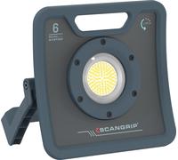 Scangrip Nova 6 C+R, Lampe de Travail à LED, Robuste et Rechargeable, résistante et Portable, 6000 lumens