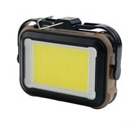 Lampe de travail solaire LED | Lanterne de camping rechargeable 3600 mAh avec support trépied | 4 temps de couleur | Banque d'alimentation portable étanche IPX4 pour aventure en plein air (COB)