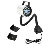 Lampe de travail, source lumineuse LED, bras flexible, socle fixe