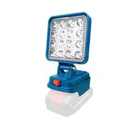 Lampe de travail universelle à LED Port de chargement USB pour batteries lithium 14, 4-20 V Conception pliable Matériaux ABS Outil d ' éclairage Adaptateur de USB