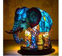 LAMPE DECORATIVE Animaux 3D Srie De Lampes En Vitrail Lampes De Table Animaux Vintage Veilleuse Crative Animaux 4C LAMPE DECORATIVE