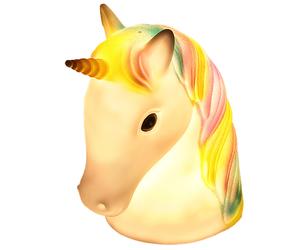 Lampe décorative LED lampe de chambre d'enfant veilleuse lampe de table licorne colorée, USB ou piles, 2W 100lm blanc chaud, LxH18 x 21 cm