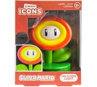 Lampe décorative - PALADONE - Icon Super Mario Fire Flower - Multicolore - Fonctionne sur 2 piles AAA - 11 cm