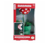 Lampe Décorative - SUPER MARIO - Mini Plante Piranha 21cm - LED - Blanc - Design Contemporain