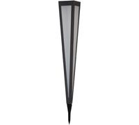Lampe d'entrée solaire Star 'Pyramis', noir