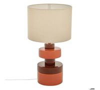 Lampe design Fiva cylindrique H.50cm marron - Atmosphera Créateur d'intérieur