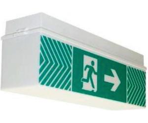Lampe d'évacuation LED avec pictogramme, 3/8h - Lampe d'urgence 79031004