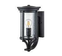 Lampe d'extérieur applique applique lampe de jardin acier verre H 38,8 cm lanterne