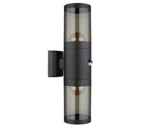 Globo Lighting Xeloo applique murale extérieure 2x60 W noir-fumé 32014-2BSS